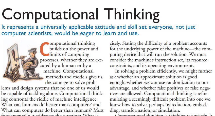 تفکر محاسباتی روشی برای فهم بهتر